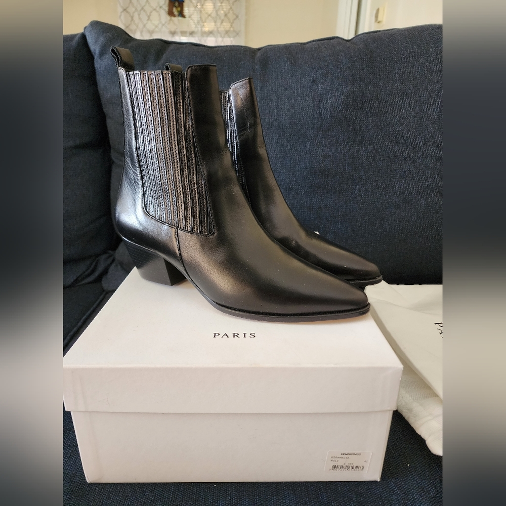 Sandro Black Ankle Boots size 10 41 NBW Amelya